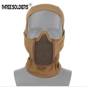 Balaclava Airsoft Mesh Mask Full Face Protection Hood for Cs War Game Hunting US